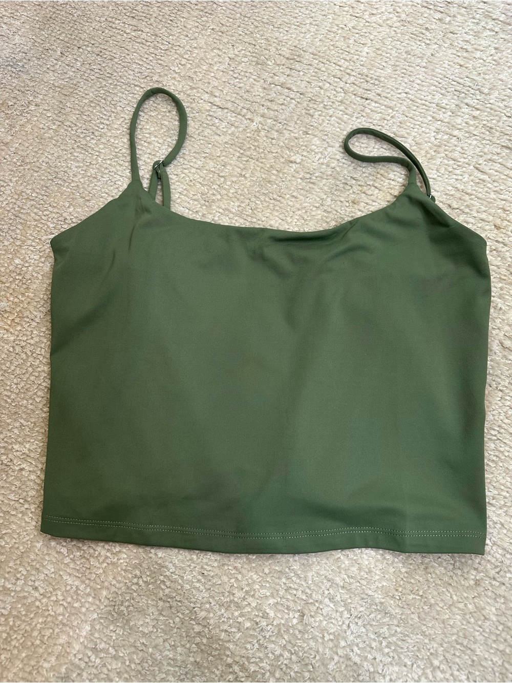 Amazon Olive Green Spaghetti Strap Cami